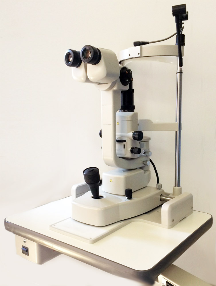 used slit lamp topcon sl d2